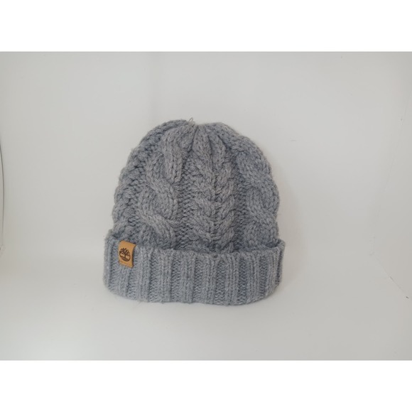 Timberland Children Gray Grey Knit Toboggan Beanie - Picture 1 of 4